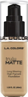 L.A. COLORS Truly Matte Foundation, Natural CLM352 - Image 1 of 4