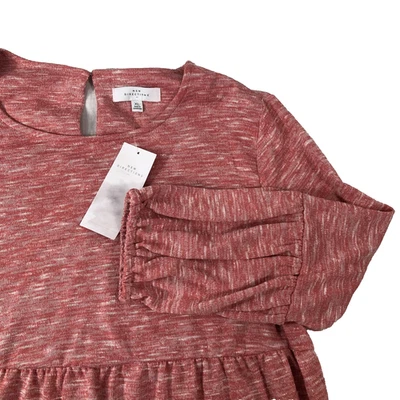 Blusa Ligera New Directions Suéter Mujer Talla XL Coral En Niveles Peplum Nueva con Etiquetas Foto 1 de 4