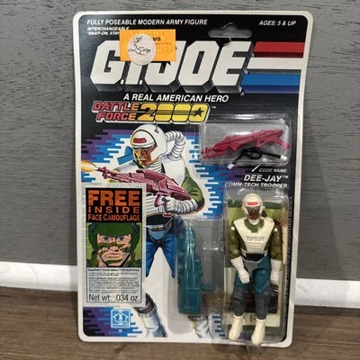 G.I. Figura de acción Joe Dee-Jay Battle Force 2000 Comm-Tech Trooper ARAH 1989 Foto 1 de 4