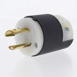 Hubbell Twist Turn Locking Plug NEMA L2-20P 20A 250V Non-Grounding HBL7102C - Picture 1 of 5