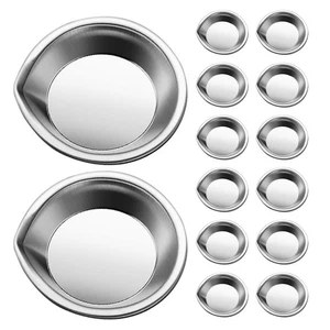  Bandeja mezcladora de pintura 16 piezas paleta de acuarela de metal accesorio de pintura - Imagen 1 de 20