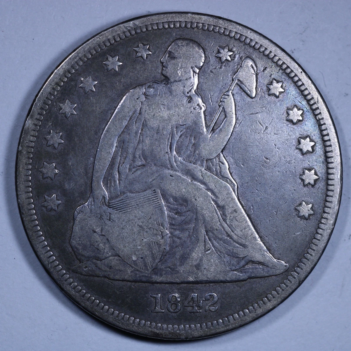 銀貨　1850年製　ONE DOL 銀貨 1850年製 ONE DOL 1850 Year Seated Liberty US Dollars (1840