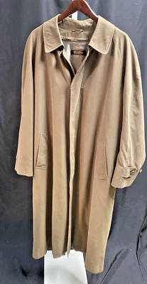 VINTAGE Brooks Brothers Traveler England Heavy ZIP Wool Lined Trench Jacket XL - Image 1 of 4