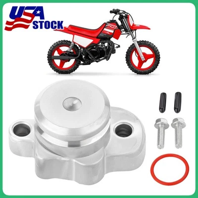 Fits Yamaha PW50 Models 1981-2024 Oil Injection Block Off Plug Hardware Port Kit Foto 1 de 4