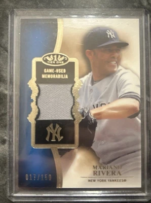 2012 Topps Tier One Mariano Rivera GAME USED Patch /150 New York Yankees HOF SP - Image 1 of 2