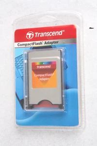 unused Transcend COMPACTFLASH ADAPTER and 32GB ULTRASPEED 133x CARD - Picture 1 of 5