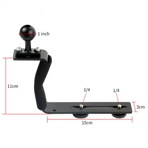 SLR Digital Camera Underwater Diving Video Photography Base Holder Arm Tray with - Picture 1 of 5