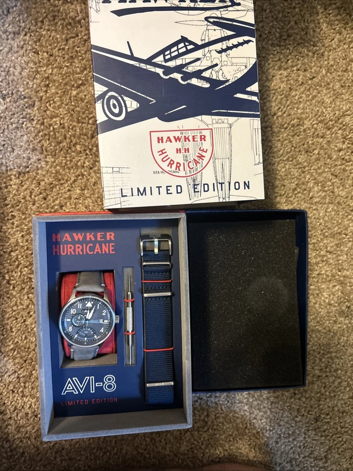 Hawker Hurricane AVI-8 Limited Edition Mend Watch New With Papers And Box - Image 1 of 2