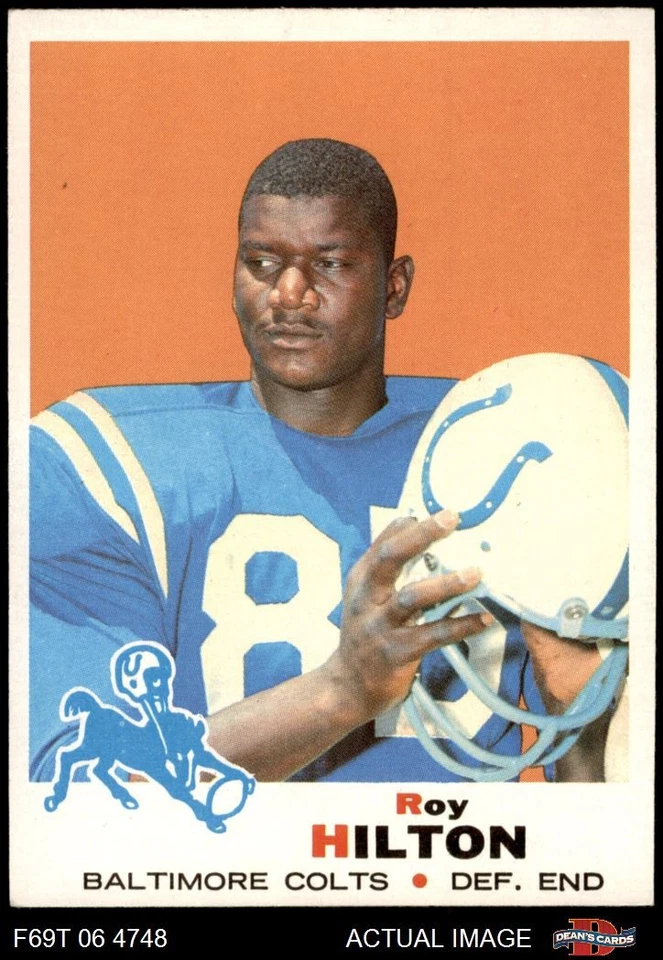 1969 Topps #160 Roy Hilton Colts Jackson St 6 - EX/MT - Image 1 of 1