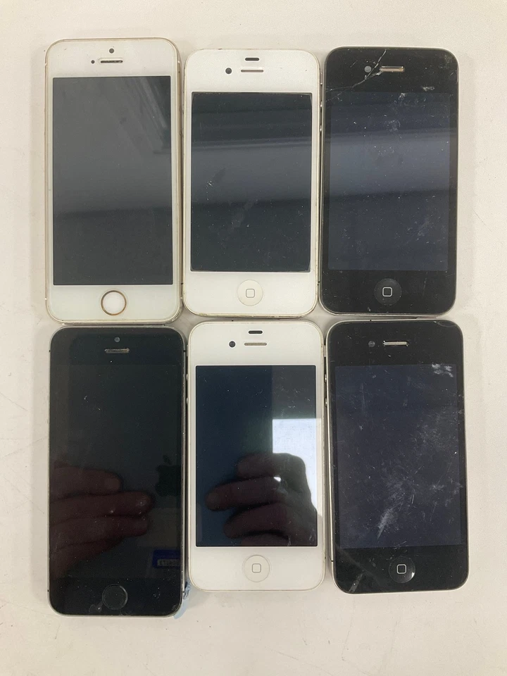 Job Lot of 6 iPhones Mixed Models For Parts or Repair - Image 1 of 4