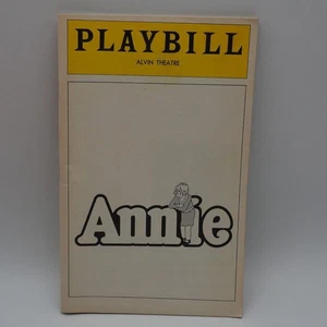 Playbill Annie Alvin Theatre December 1978 - Picture 1 of 2