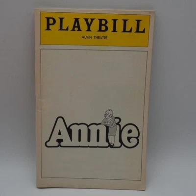Playbill Annie Alvin Theatre December 1978 - Image 1 of 2
