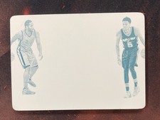 Kawhi Leonard / Dejounte Murray 2016-17 Panini Flawless Cyan Printing Plate 1/1