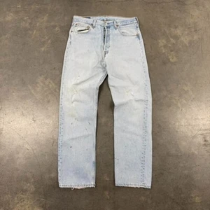 Vintage 90s Levi’s 501 0134 Made In USA Distressed Jeans Size (32x31) - Bild 1 von 8