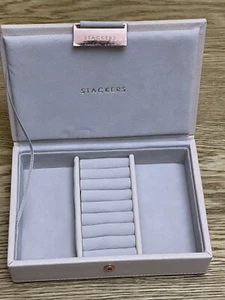 STACKERS Jewellery Box Organiser Grey Color -VGC apx 7x5 inches - Picture 1 of 9