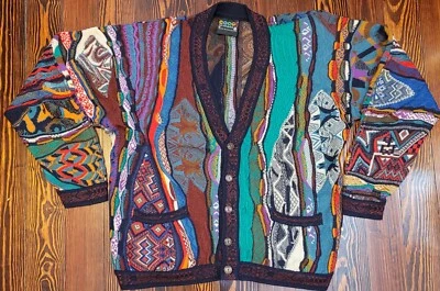 Coogi Australia Cardigan Sweater Tag Med Fit Medium/Large See Measurements - Image 1 of 4