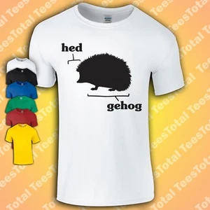 Hedgehog T-Shirt | Funny | Hed | Head | Dad Joke - Picture 1 of 1