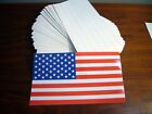 40 USA FLAG Sticker Decal LOT boat car Window Truck American Opaque business 5x9