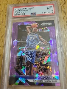 2018 Panini Prizm Kevin Garnett #235 PSA 9 Purple Ice Prizm #113/149  - Bild 1 von 4