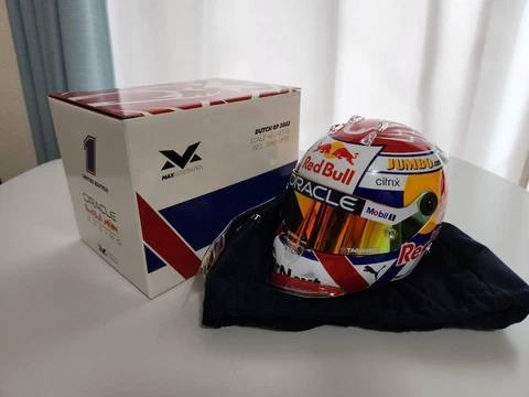 SCHUBERTH F1 Max Verstappen Bespoke 2022 Dutch GP 1/2 Scale Helmet figurine Cover