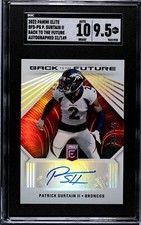 2022 Donruss Elite Back to the Future Signatures /149 Patrick Surtain II Auto