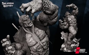 Solomon Grundy 3D Resin Statue – Unpainted Model Kit – DC Comics - Picture 1 of 12