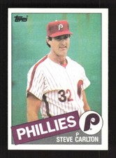 1985 Topps Baseball Steve Carlton #360 Philadelphia Phillies