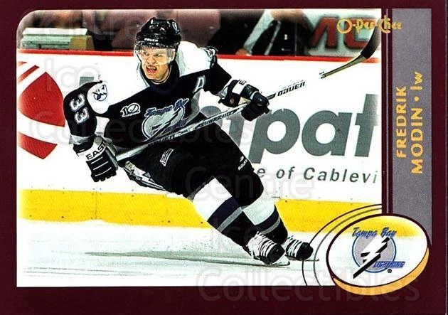 2002-03 O-Pee-Chee Factory #189 Fredrik Modin - Image 1 of 1