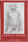 Cornelis Zitman - Exhibition Poster Affiche Galerie Dina Vierny 1981 Woman Nude