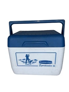 Vintage Rubbermaid Sportcooler 6  Cooler Hunting Fishing Beach Lunch Box - Picture 1 of 6