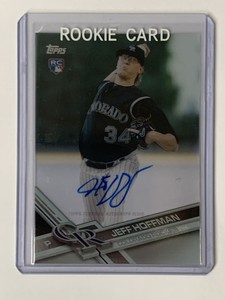 Phillies Star Pitcher Jeff Hoffman Topps Autograph Rookie Card