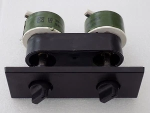 1x Set PPB-15G 15 Ohm 15 Watt Keramik Draht gewickelt Potentiometer + Platte & Griff - Bild 1 von 12