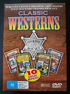 Classic Westerns 10 Movie Set DVD (Region 4) Box Set - Picture 1 of 3