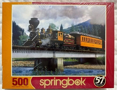 Durango Express 500 Piece Puzzle Springbok 33-01455 Train Locomotive 18" x 23.5" - Image 1 of 4
