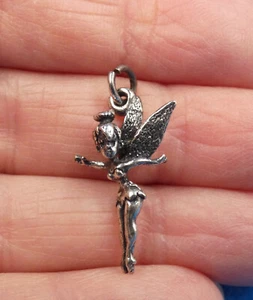 Vintage 1960’s Walt Disney Productions Sterling Silver Tinker Bell Charm - Picture 1 of 4