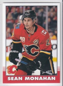  2020-21 O-Pee-Chee Retro Blank Back #428 Sean Monahan - FLAMES - (1833)