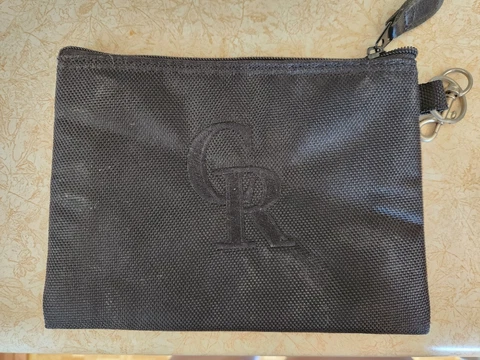 COLORADO ROCKIES SGA VINYL ZIPPER BAG  8" X 5" Cover