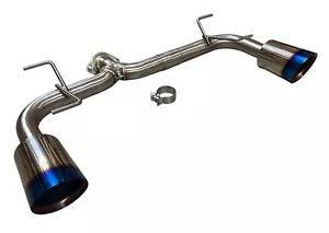 2.5" Steel Axle Back Exhaust Dual Wall Tips For Subaru Toyota 2022+ BRZ GR86 - Picture 1 of 12