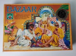 Vintage Bazaar Board Game Discovery Toys 1987 Parents Choice Math Strategy - Picture 1 of 10