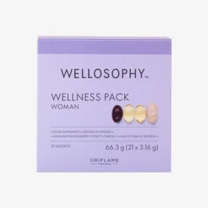 Oriflame Wellness Pack Woman Food Supplements Omega 3 astaxanthin clinical tests - Picture 1 of 2