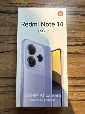 Xiaomi Redmi Note 14 5G,NFC,8GB RAM+256GB,Octa Core,108MP AI camera,120Hz,Global - Image 1 of 4