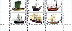 St. Martin Stamp [Sc#0021]  (2011) Classic sailing ships Boats MNH - Picture 1 of 1