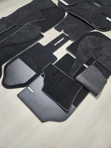 NEW Porsche 911 912 Coupe / Carrera RS Style Black Velour Carpet Kit 1965-73 - Imagen 1 de 7