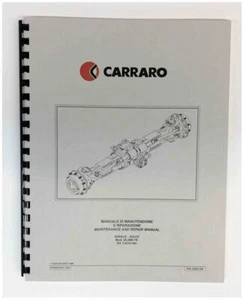 Carretilla elevadora manual de reparación de eje delantero Carraro modelo 26,28M 6k y 8K Pettibone - Imagen 1 de 3