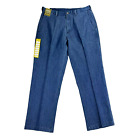 Haggar Mens Stretch Denim Classic Fit Jeans Blue 34x29