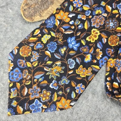 Corbata Paul Fredrick 100 % seda floral Foto 1 de 4