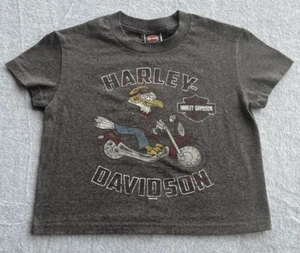 Vintage HARLEY- DAVIDSON T-shirt kids size XS Estimated size 3T - Picture 1 of 6