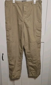 Tru-Spec Tactical Cargo Pants Men's Khaki Ripstop Utility Large Regular 35-39 - Picture 1 of 14
