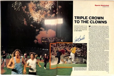 Sal Bando Autographed Sports Illustrated Magazine Page A's - Image 1 of 3