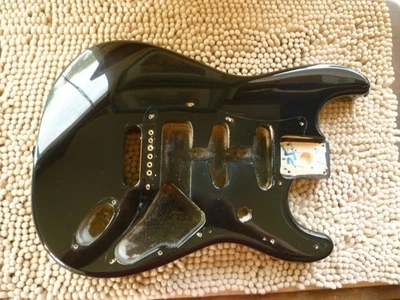 Корпус Fender Standard MIM Stratocaster Strat Project 2000 глянцевый черный красивый! - Изображение 1 из 4